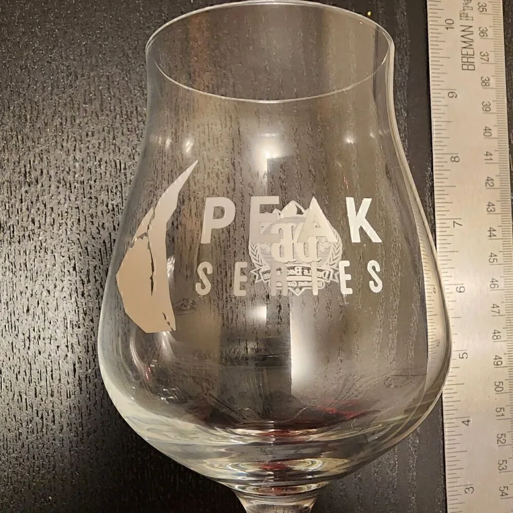 Devil's Backbone Brewing Company Peak Series Beer Goblet Set Of TWO (2)